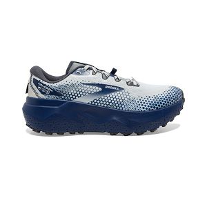 Brooks Caldera 6 Trail Running Shoes - Mens, Blue/White | IE-ERN317804